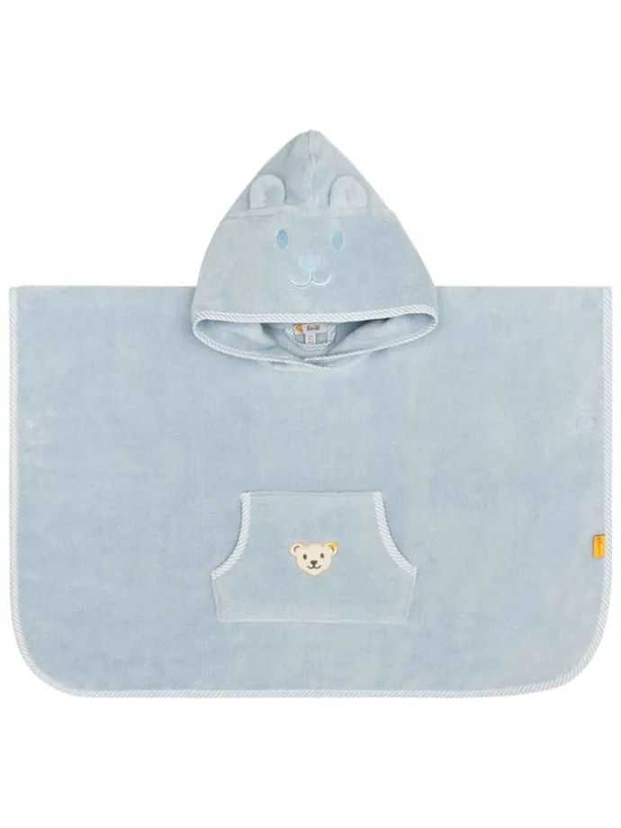 Badeponcho in Hellblau