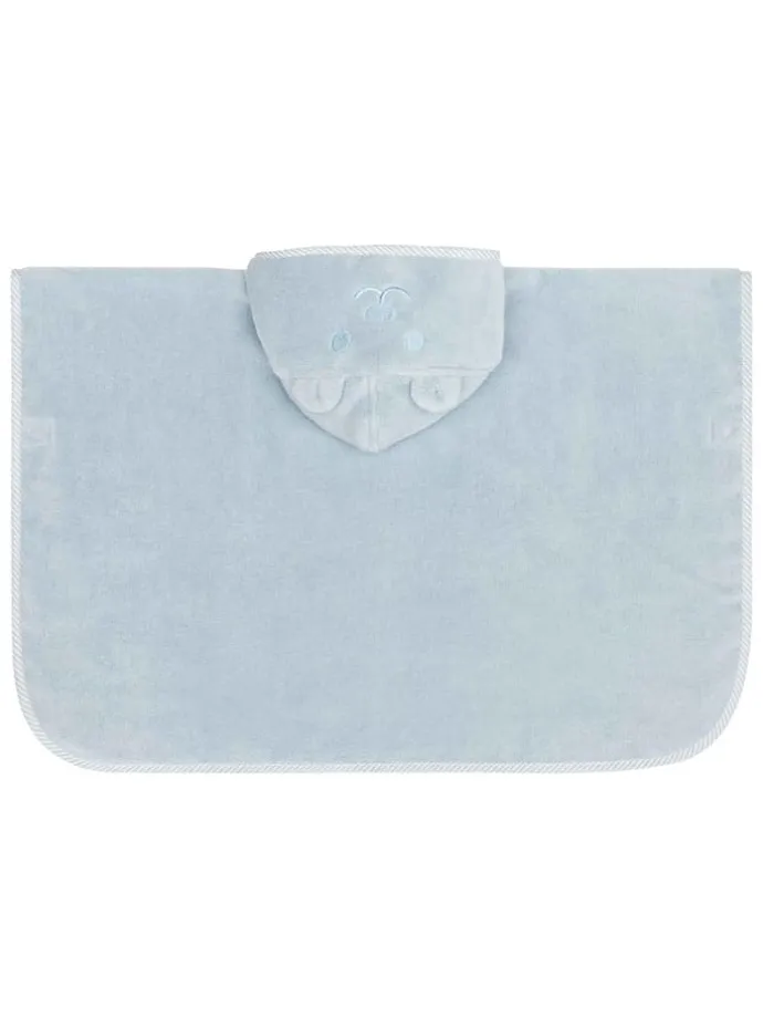 Badeponcho in Hellblau