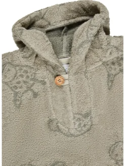 Badeponcho LÖWE Leo in steingrau