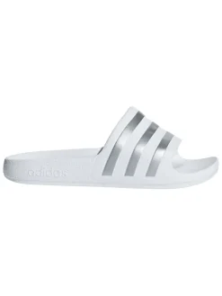Badeschuhe "Aqua" in Weiß/ Silber
