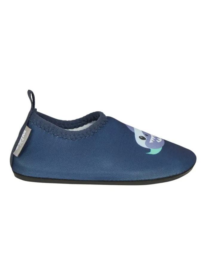 Badeschuhe Hai in marine