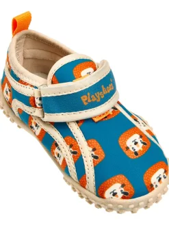 Badeschuhe in Blau/ Orange