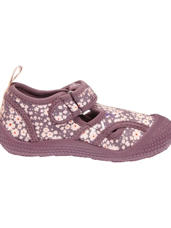 Badeschuhe in Lila