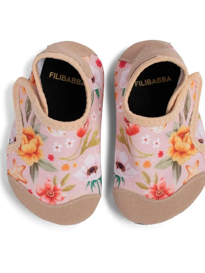 Badeschuhe "Ocean Blossom" in Rosa