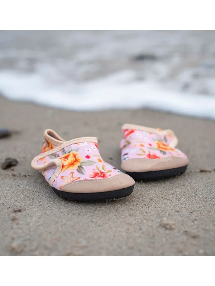Badeschuhe "Ocean Blossom" in Rosa