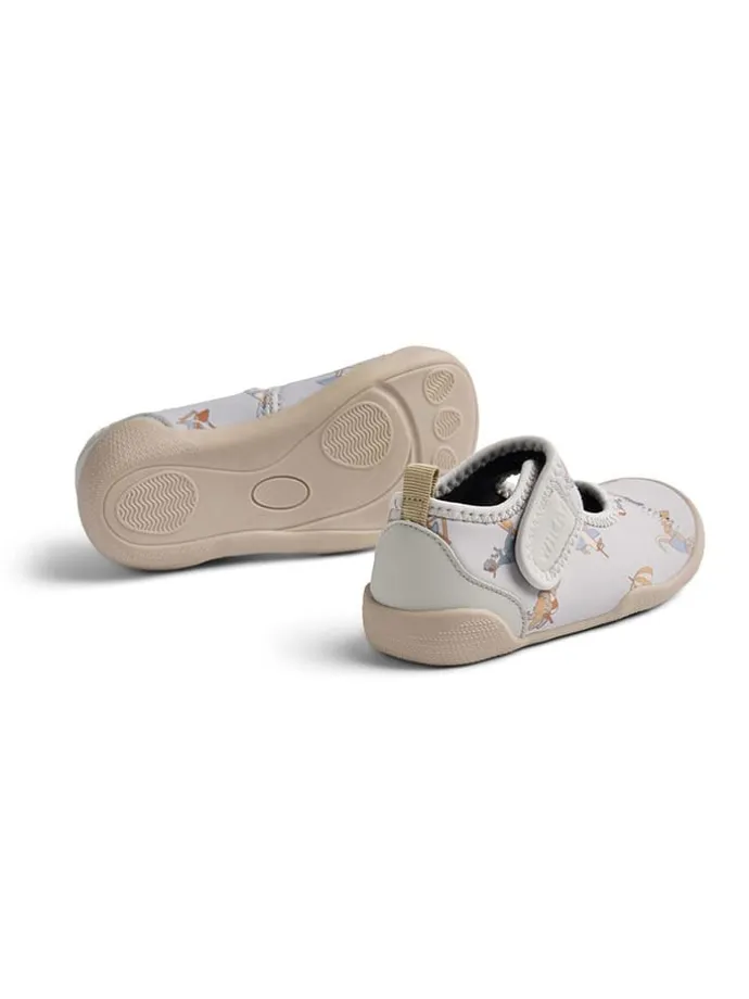 Badeschuhe "Wavey" in Hellgrau