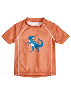 Badeshirt "Dino" in Orange