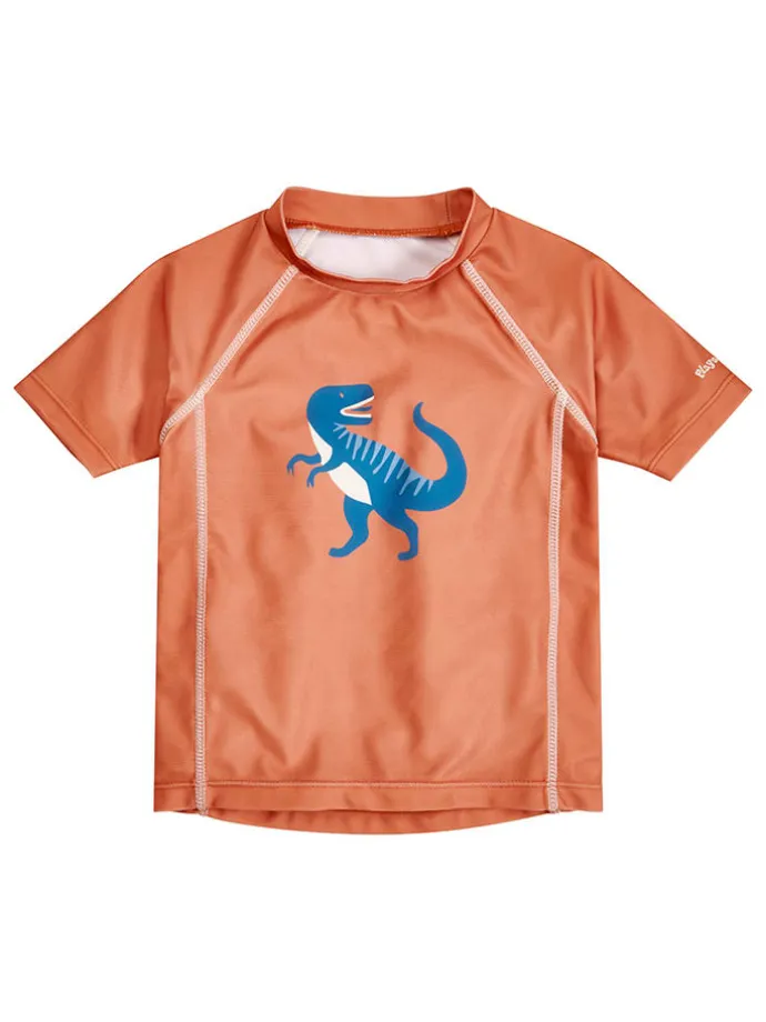 Badeshirt "Dino" in Orange