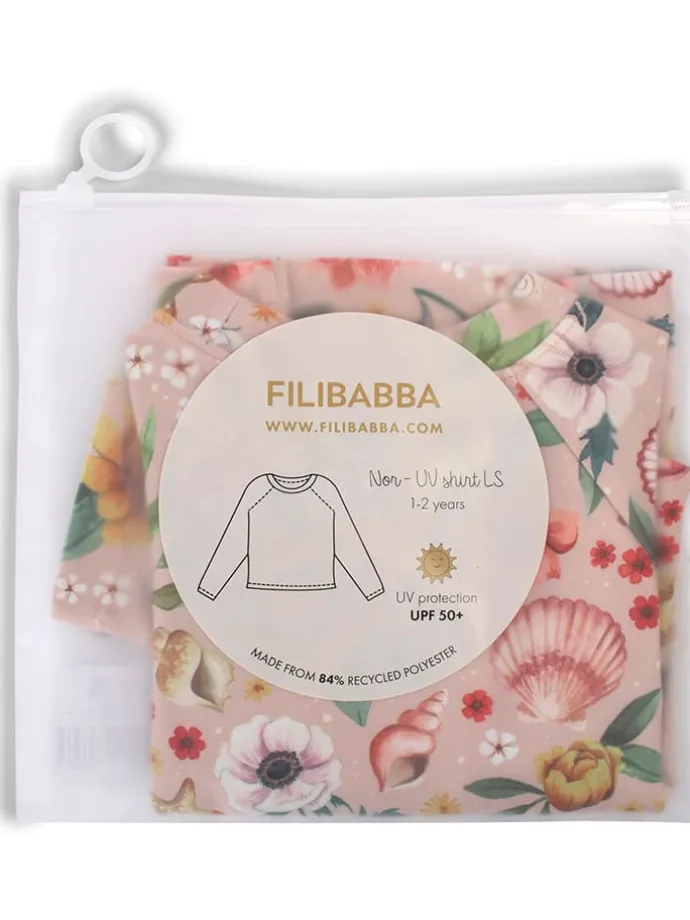Badeshirt "Nor Ocean Blossom" in Rosa