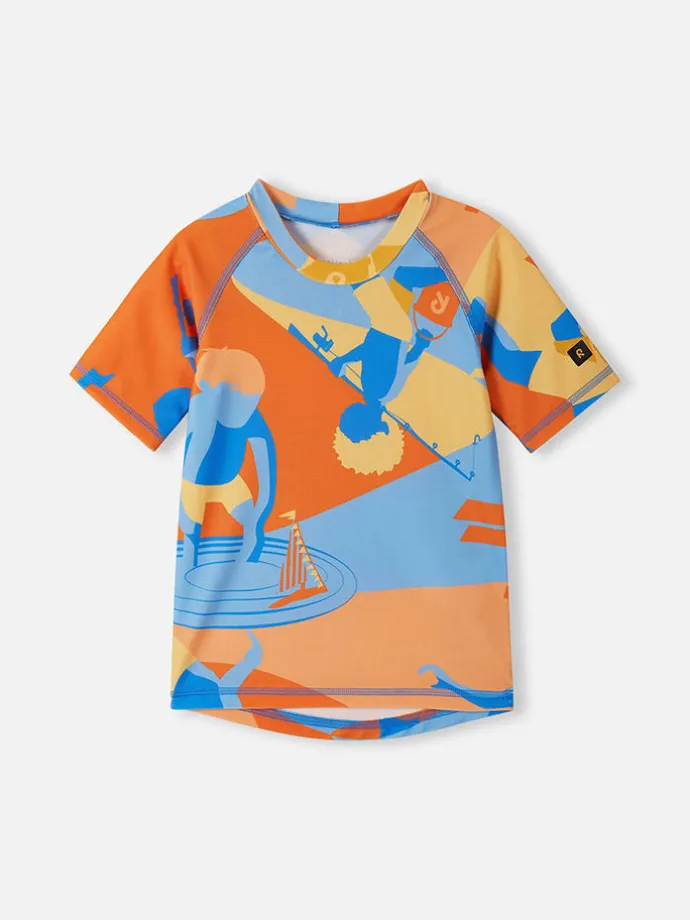 Badeshirt "Pulikoi" in Orange