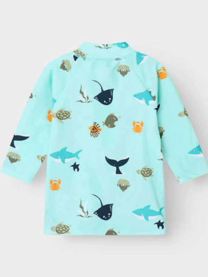Badeshirt "Zilo" in Türkis
