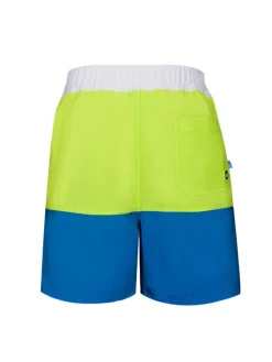 Badeshorts "Aysu" in Blau/ Grün/ Weiß