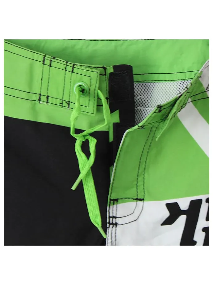Badeshorts "Ecahiti" in Grün
