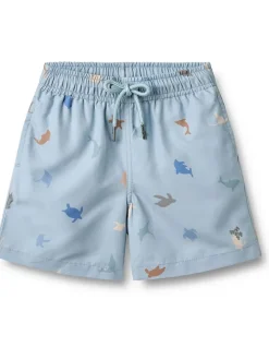 Badeshorts "Hansi" in Hellblau