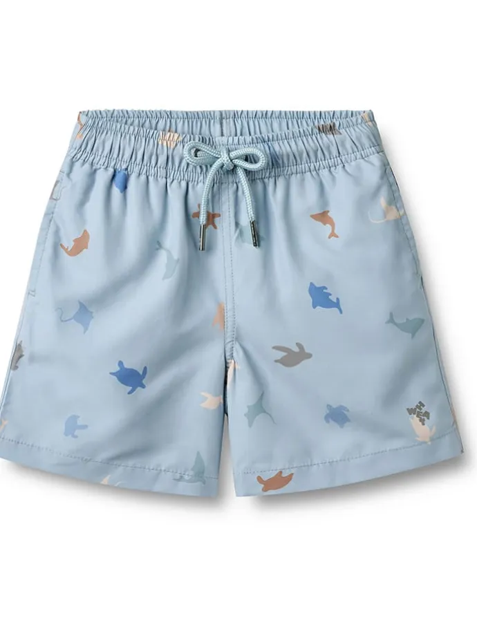 Badeshorts "Hansi" in Hellblau