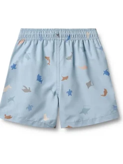 Badeshorts "Hansi" in Hellblau