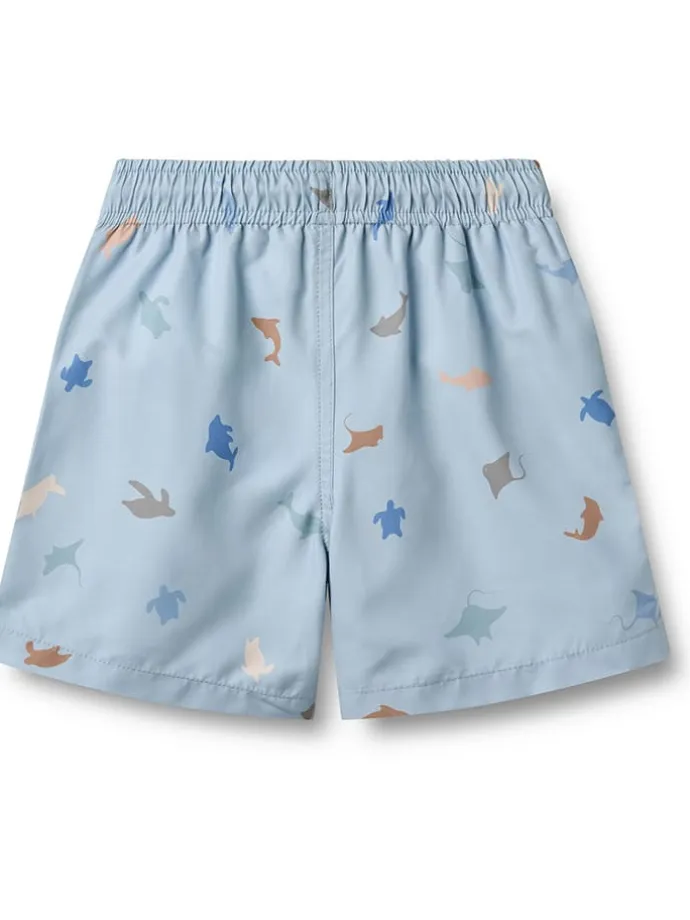 Badeshorts "Hansi" in Hellblau