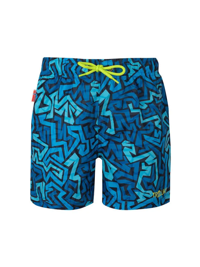 Badeshorts "Haukland" in Blau