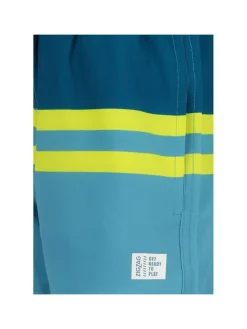 Badeshorts in Blau/ Gelb