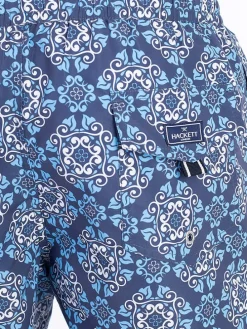 Badeshorts in Blau/ Hellblau