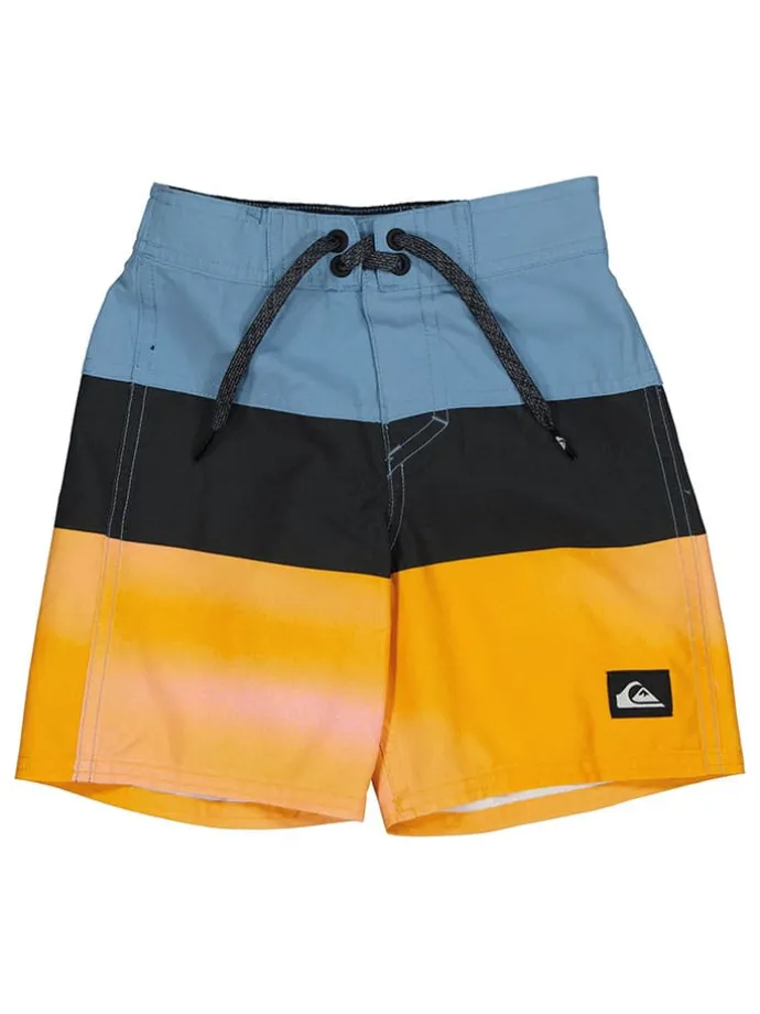Badeshorts in Blau/ Orange