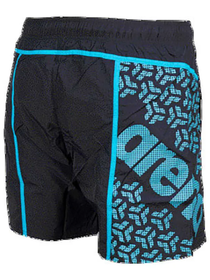 Badeshorts in Dunkelblau/ Türkis