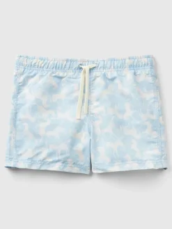 Badeshorts in Hellblau