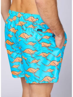 Badeshorts in Hellblau