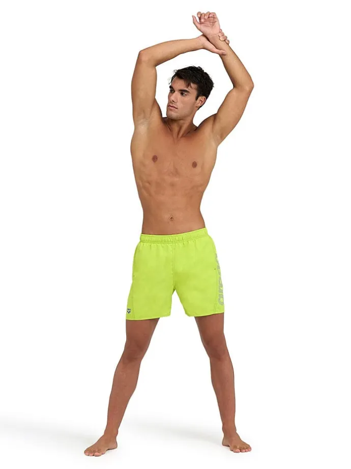 Badeshorts in Neongrün