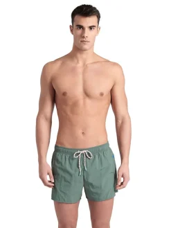 Badeshorts in Oliv