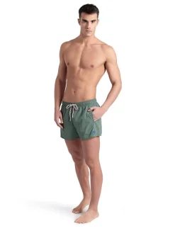 Badeshorts in Oliv
