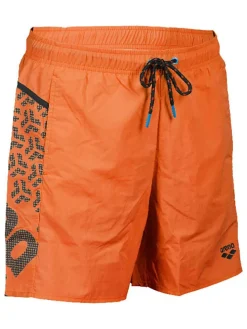 Badeshorts in Orange