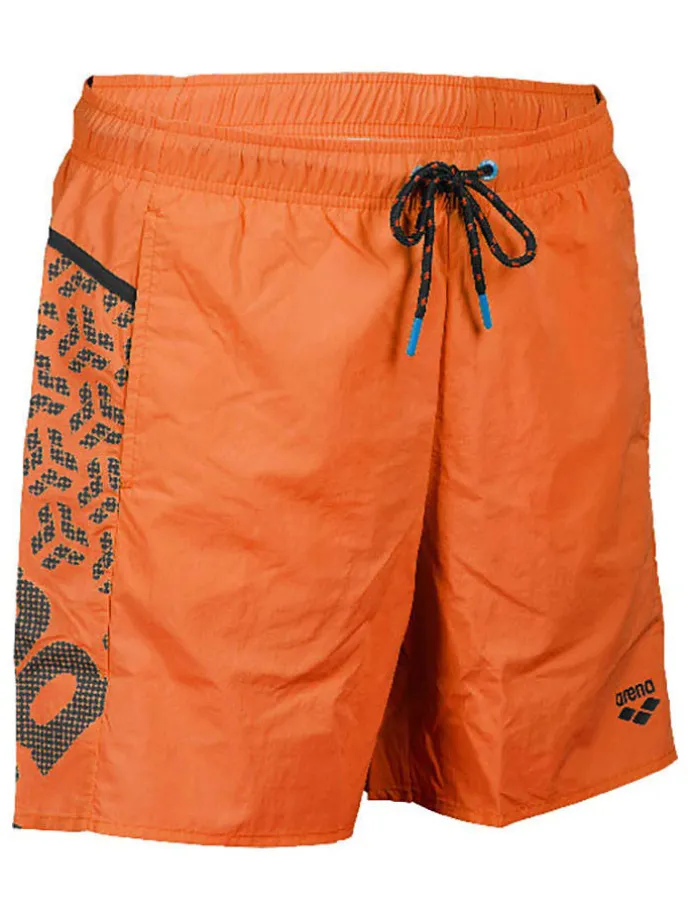 Badeshorts in Orange
