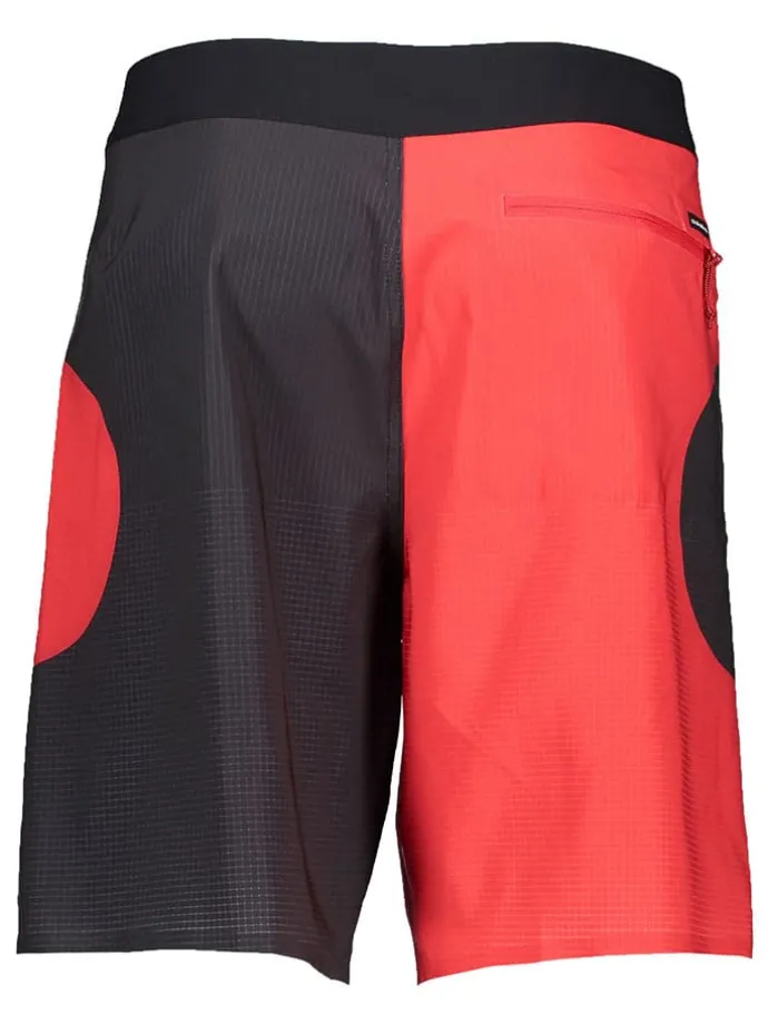 Badeshorts in Rot/ Schwarz