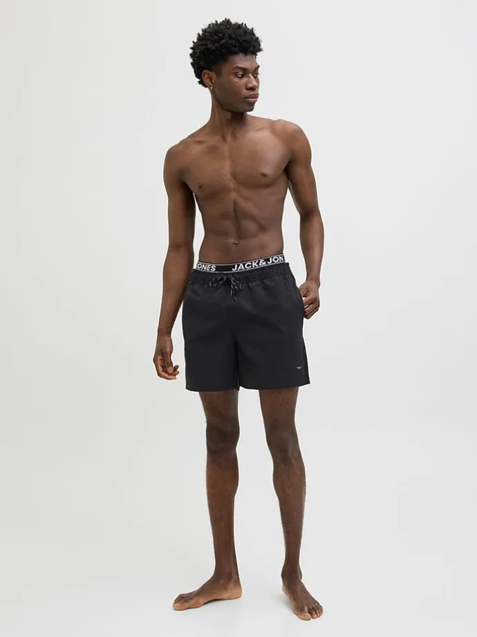 Badeshorts "Maui" in Schwarz