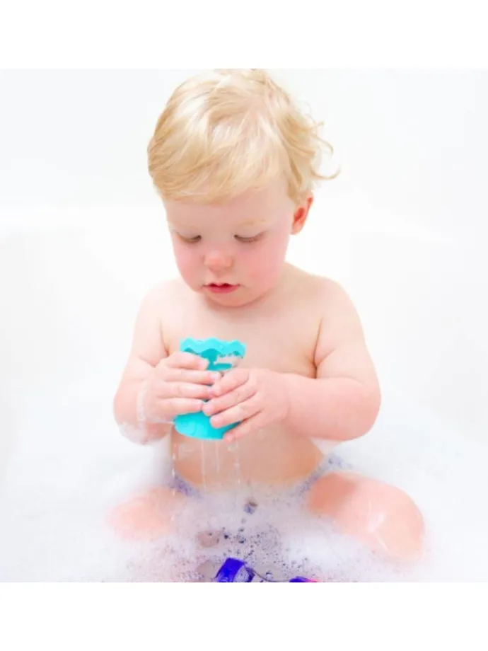 Badespielzeug für Babys - 8er Stapelbecher Set ab 6 Monate | STEM