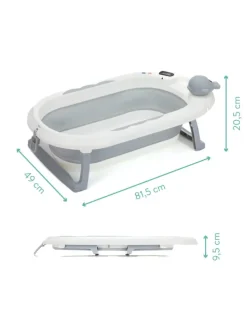 Badewanne Beluga Exklusiv in Grau