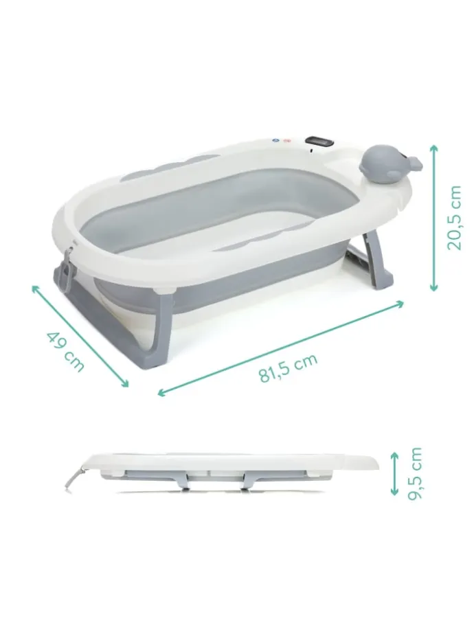 Badewanne Beluga Exklusiv in Grau
