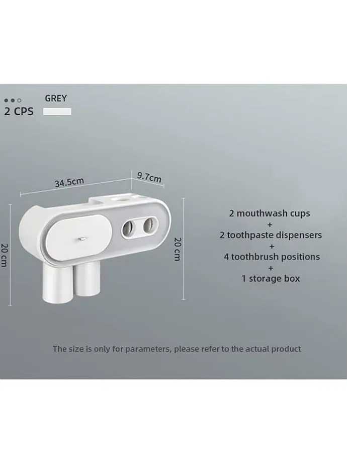 Badezimmer-Organizer in Weiß - (B)34,5 cm - (B)34,5 cm