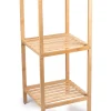 Badezimmerregal in Hellbraun - (B)33 x (H)77,5 x (T)32 cm