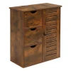 Badezimmerschrank in Braun - (B)60 x (H)80 x (T)30 cm