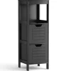 Badezimmerschrank in Schwarz
