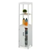 Badezimmerschrank in Weiß - (B)30 x (H)129 x (T)30 cm