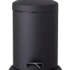 Badmülleimer "Loupi" in Schwarz - (H)27 cm