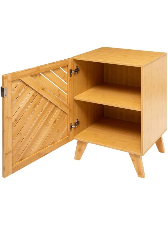 Badschrank in braun