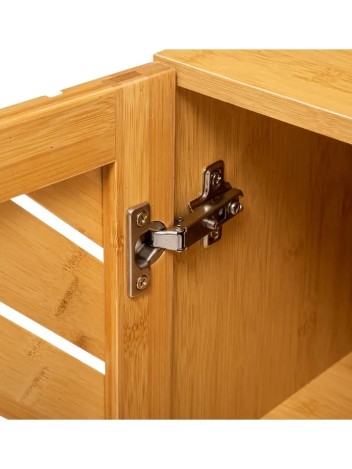 Badschrank in braun