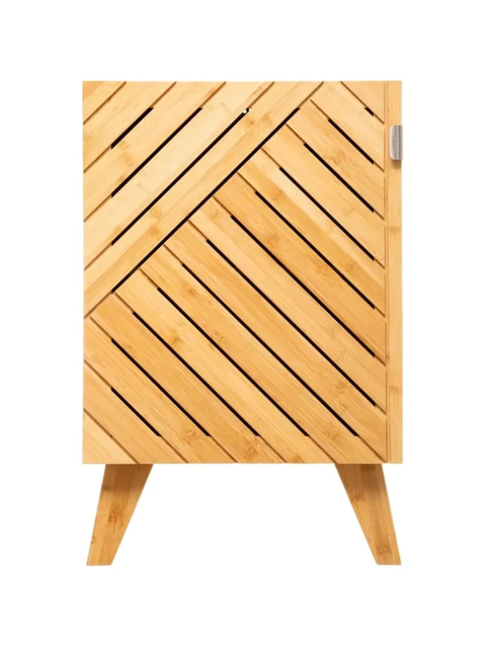 Badschrank in braun