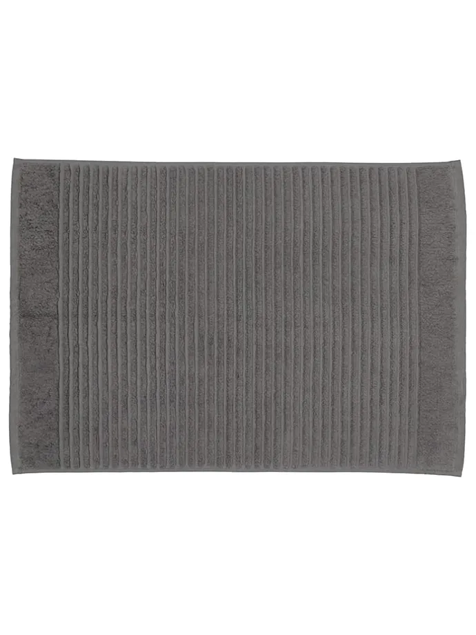 Badvorleger in Anthrazit - (L)75 x (B)50 cm