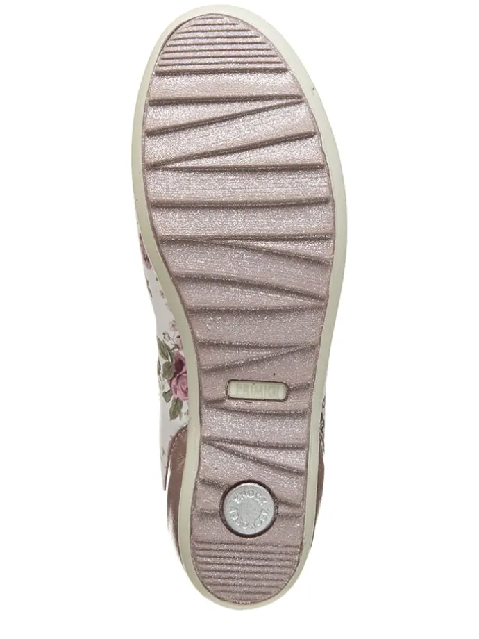Ballerinas in Rosa/ Weiß