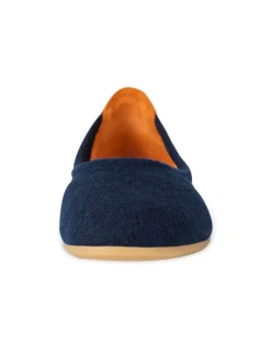 Ballerinas Wool Blacky in blue